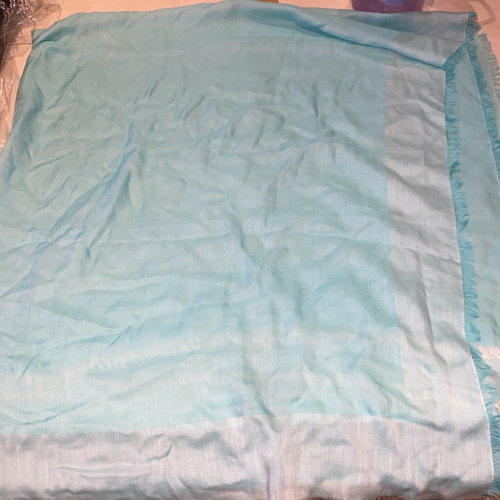 Tiffany & Co. Light Blue Scarf
